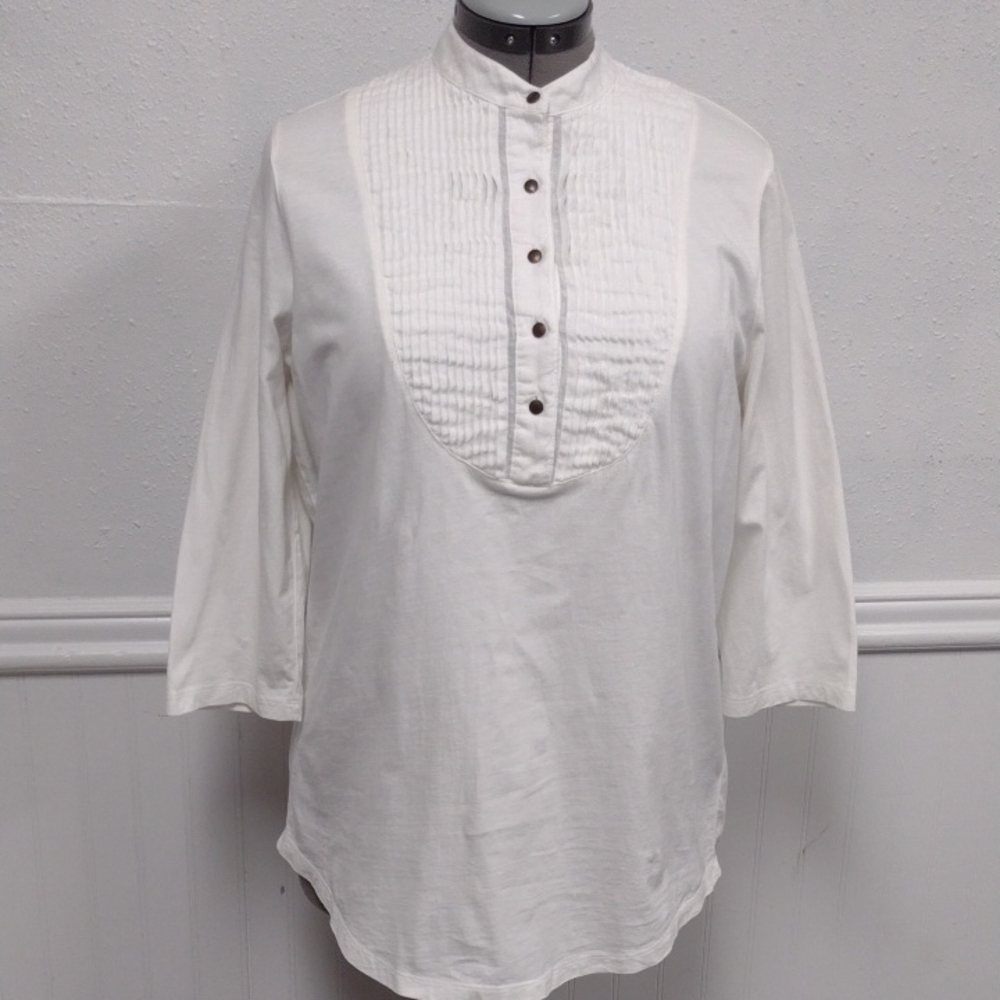 Ralph Lauren 100%Cotton Withe Button Down Shirt